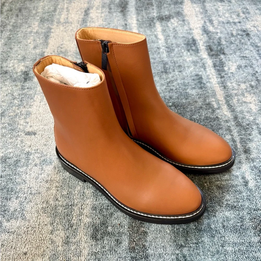 Jenni Kayne Blake Ankle Boot in Saddle NEW - Picture 5 of 9